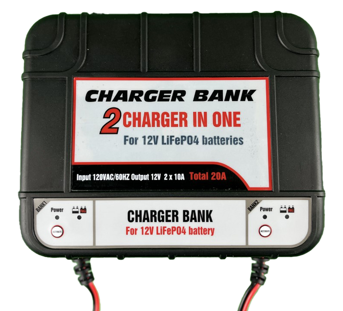 12V 2-Bank Onboard Charger