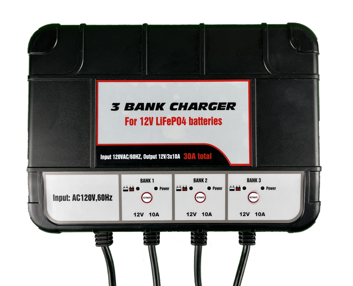 12V 3-Bank Onboard Charger