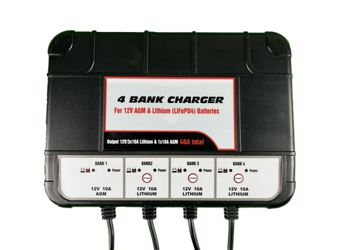 12V 4-Bank Onboard Charger