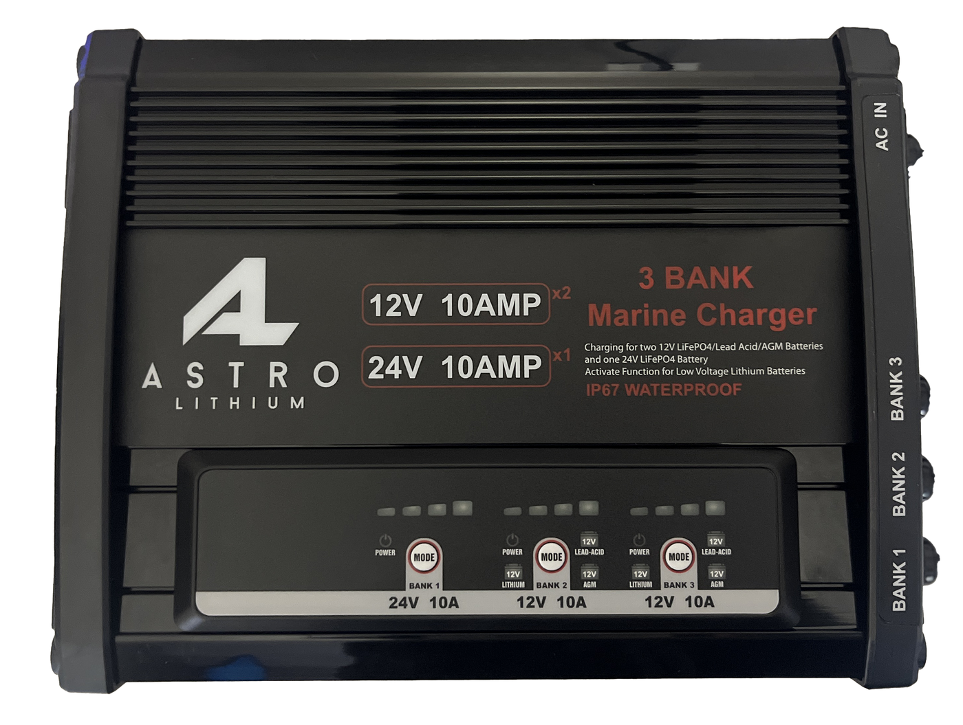 24V and 12V 3-Bank Onboard Charger