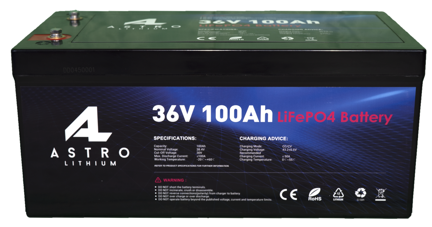 Astro Lithium: Shop 36v 100Ah Lithium Battery