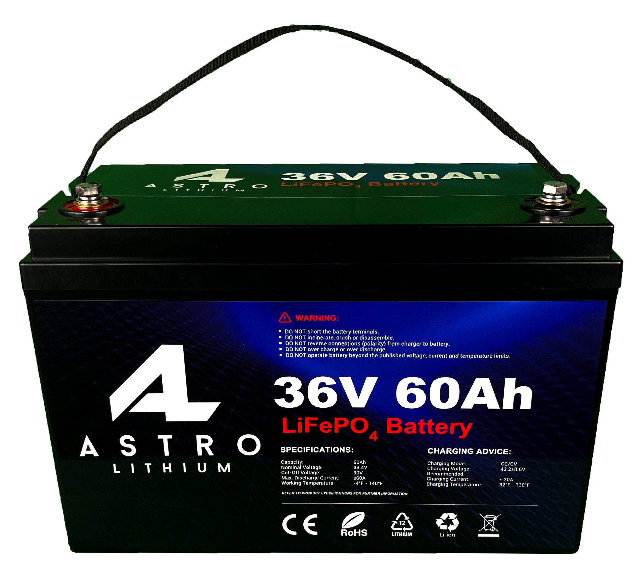 LiFePO4バッテリー 36V 60Ah Bluetooth 充電器付 LiFePO4バッテリー 36V 60Ah Bluetooth 充電器付