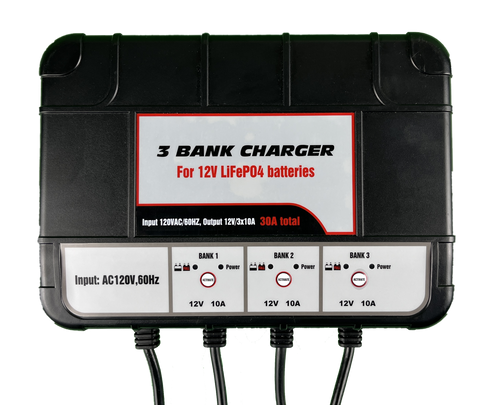 12V 3-Bank Onboard Charger
