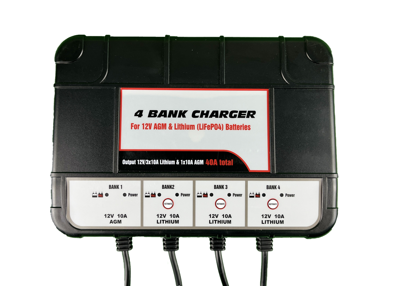 12V 4-Bank Onboard Charger