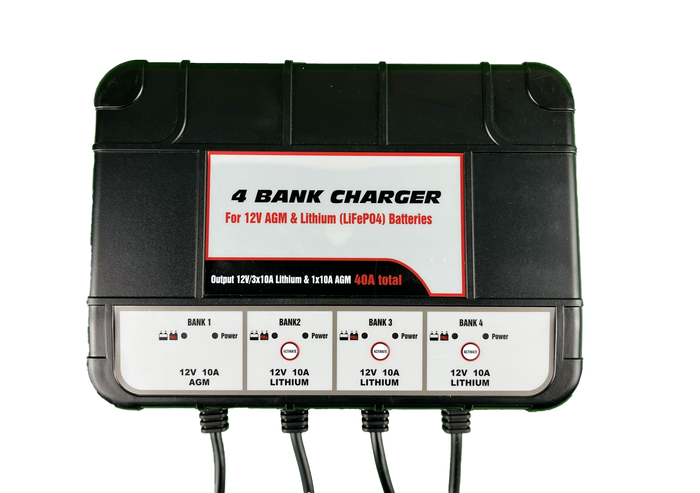 12V 4-Bank Onboard Charger